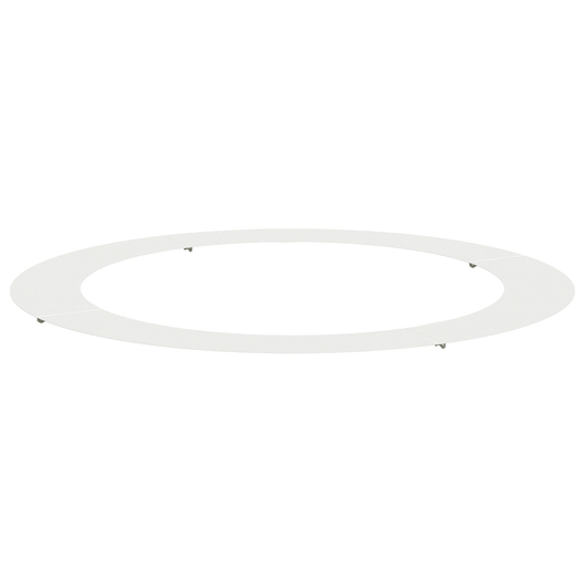 Vaso in Metallo Bianco Grande Bianco Metallo Grande Leggero