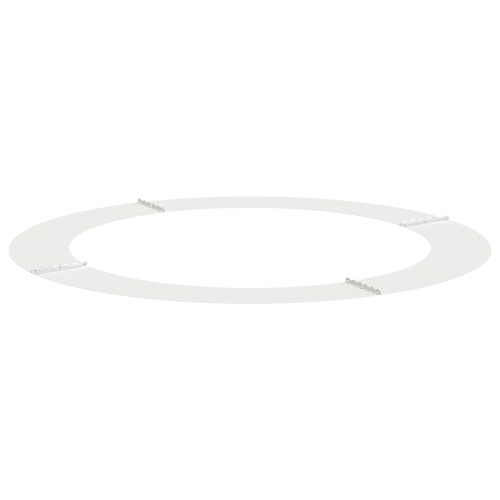 Vaso in Metallo Bianco Grande Bianco Metallo Grande Leggero