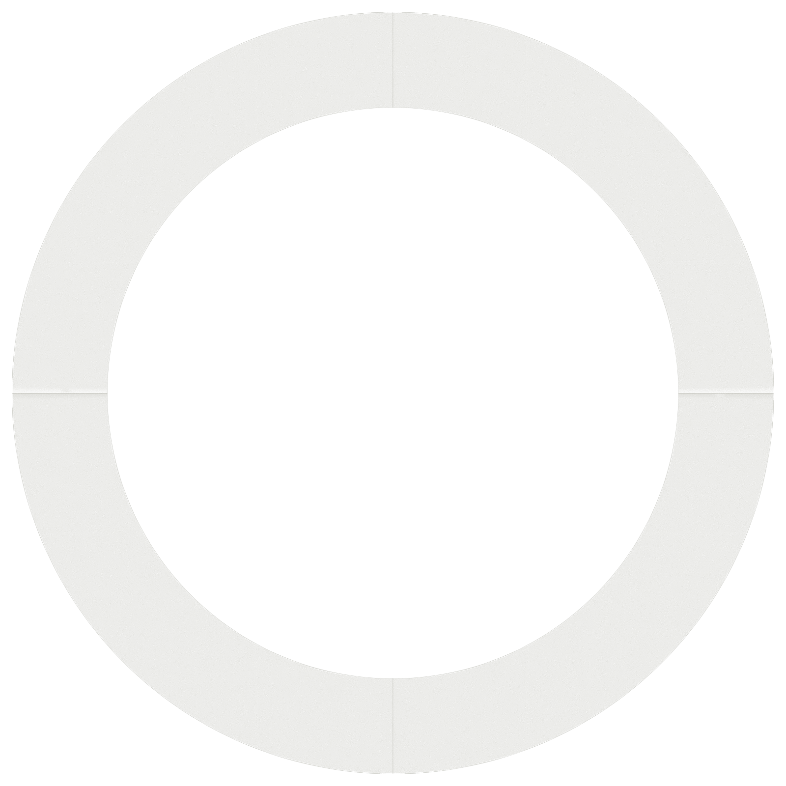 Vaso in Metallo Bianco Grande Bianco Metallo Grande Leggero