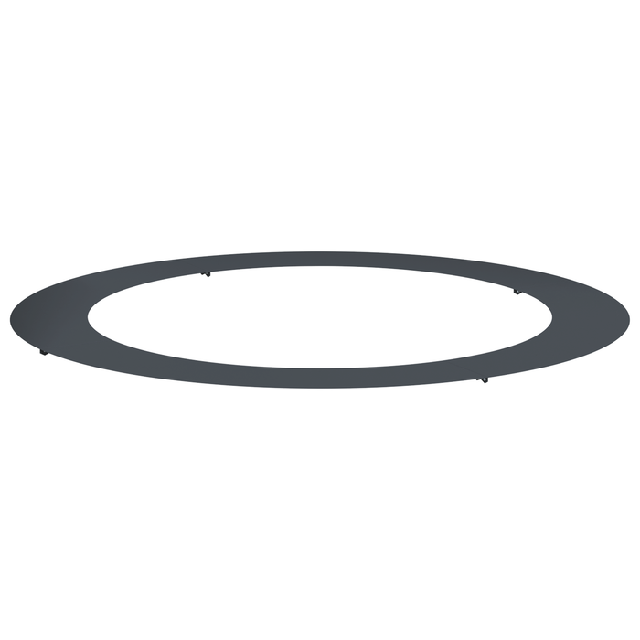 Vaso Antracite Antracite Resina Grande Durevole Vaso Antracite