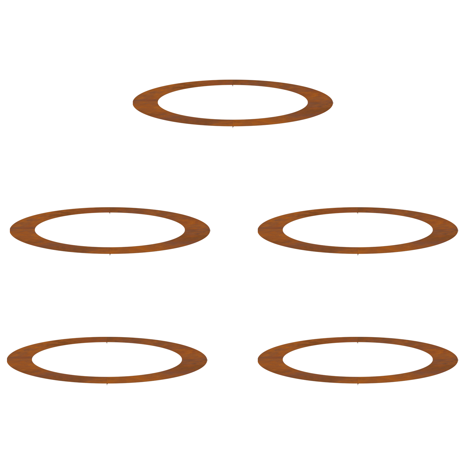 Fioriera Acciaio Corten Acciaio corten Grande Fioriere