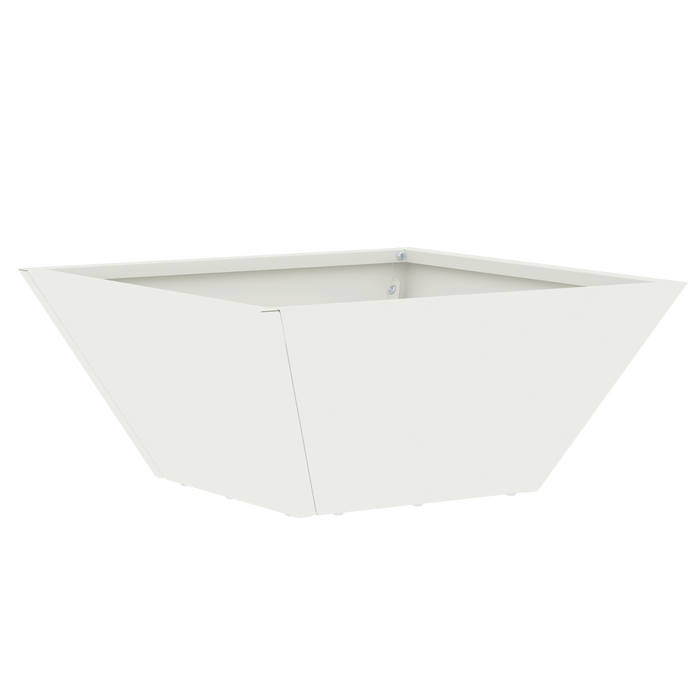 Fioriera in plastica Bianco Plastica 35 x 35 x 15 cm