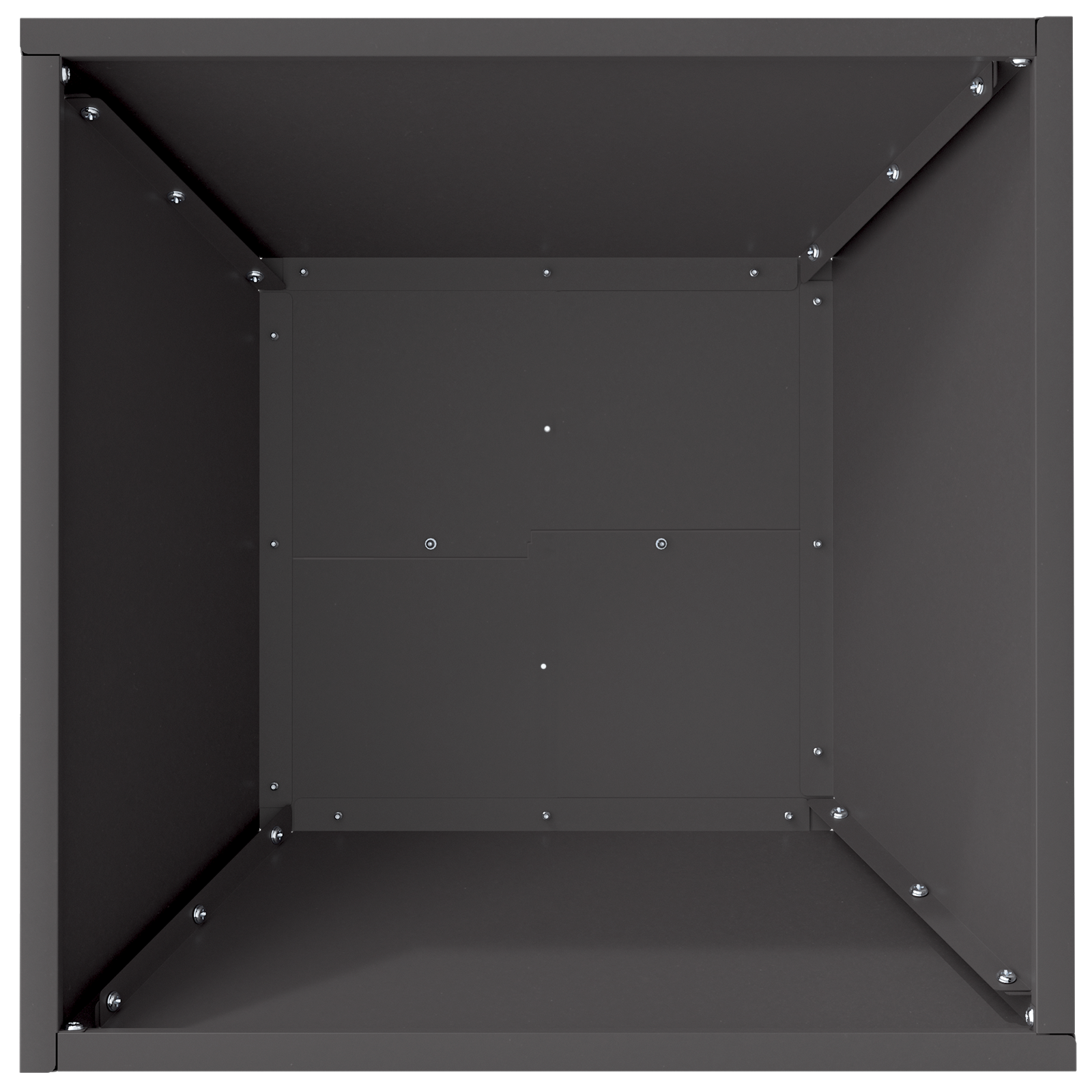 Fioriera in Metallo Nera Metallo 40 x 40 x 15 cm Fioriere