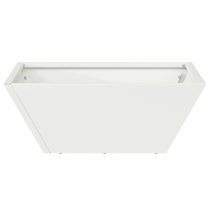 Fioriera in metallo Bianco freddo Metallo 40 x 40 x 15 cm