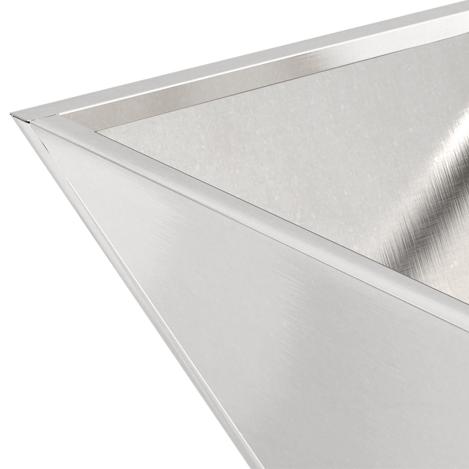 Vaso in Metallo Acciaio Inossidabile 40 x 40 x 15 cm