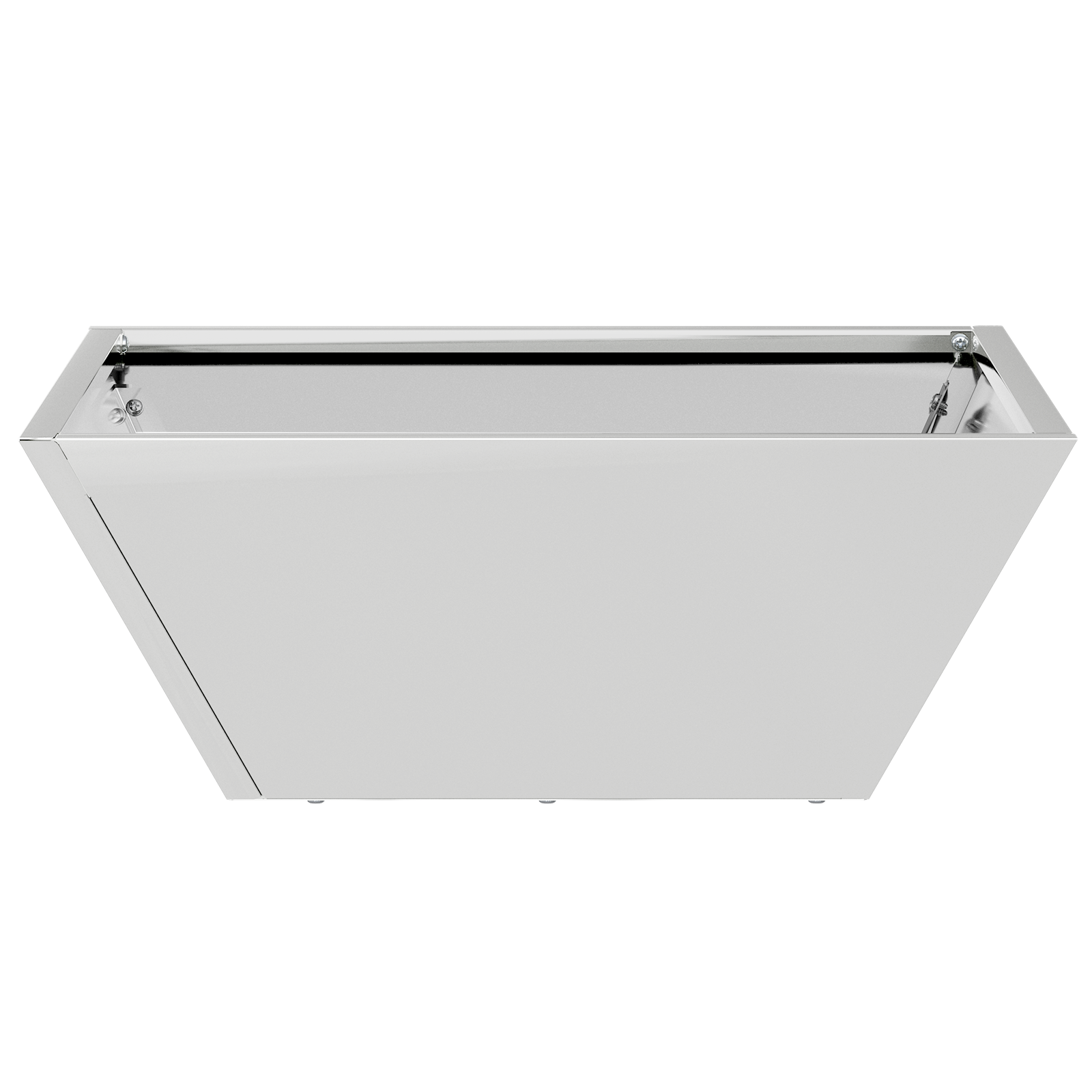 Vaso in Metallo Acciaio Inossidabile 40 x 40 x 15 cm