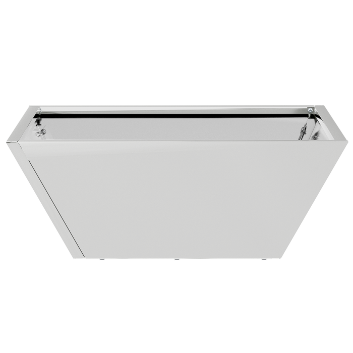 Vaso in Metallo Acciaio Inossidabile 40 x 40 x 15 cm