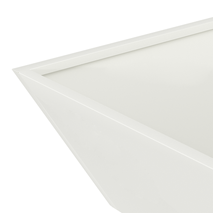 Fioriera in Metallo Bianca Metallo Media Fioriere