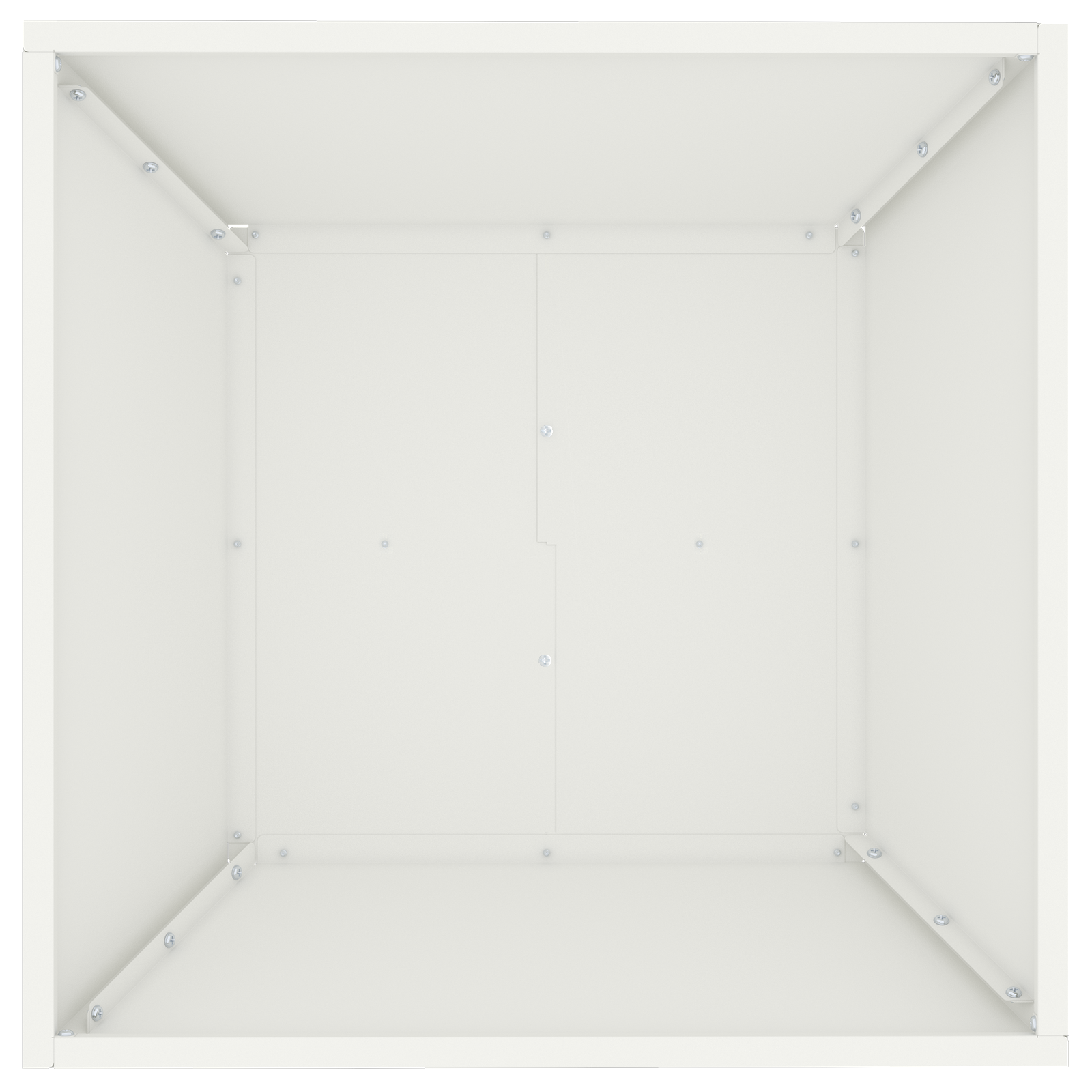 Fioriera in Metallo Bianca Metallo Media Fioriere