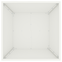 Fioriera in Metallo Bianca Metallo Media Fioriere