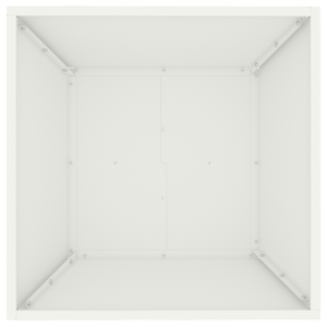 Fioriera in Metallo Bianca Metallo Media Fioriere