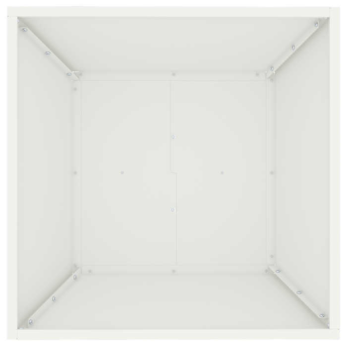 Fioriera in Metallo Bianca Metallo Media Fioriere