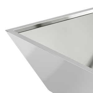 Fioriera in Metallo Acciaio zincato 50 x 50 x 15 cm