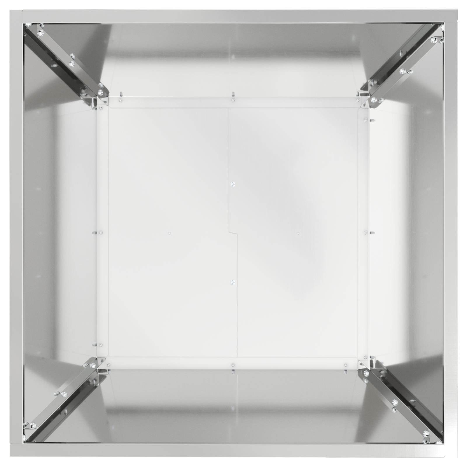 Fioriera in Acciaio Acciaio zincato 50 x 50 x 15 cm Resistente