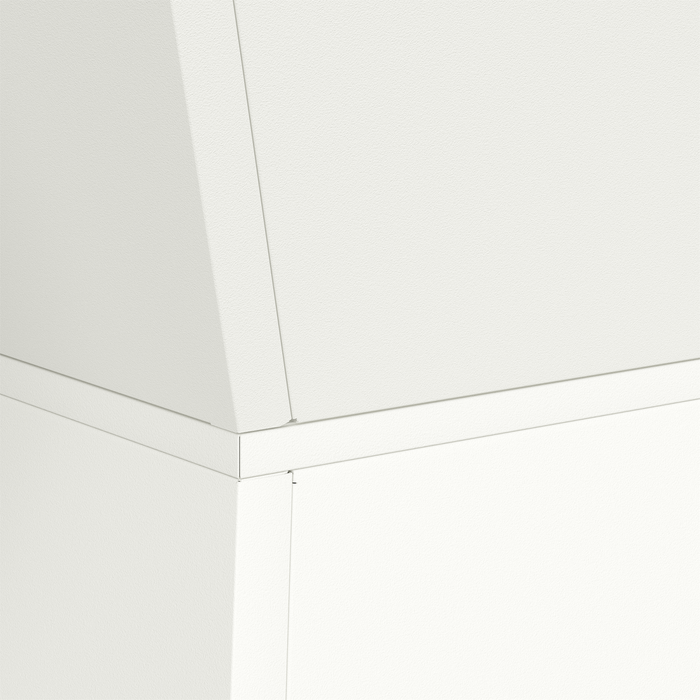 Supporto per Piante Bianco Plastica Medio Intarsi Decorativi