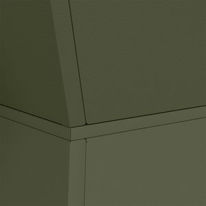 Supporto per Piante Verde Oliva Metallo 35 x 35 x 73 cm Fioriere