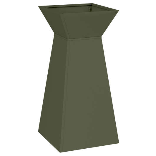 Supporto per Piante Verde Oliva Metallo 35 x 35 x 73 cm Fioriere