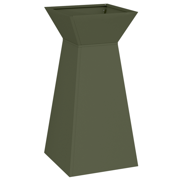 Supporto per Piante Verde Oliva Metallo 35 x 35 x 73 cm Fioriere