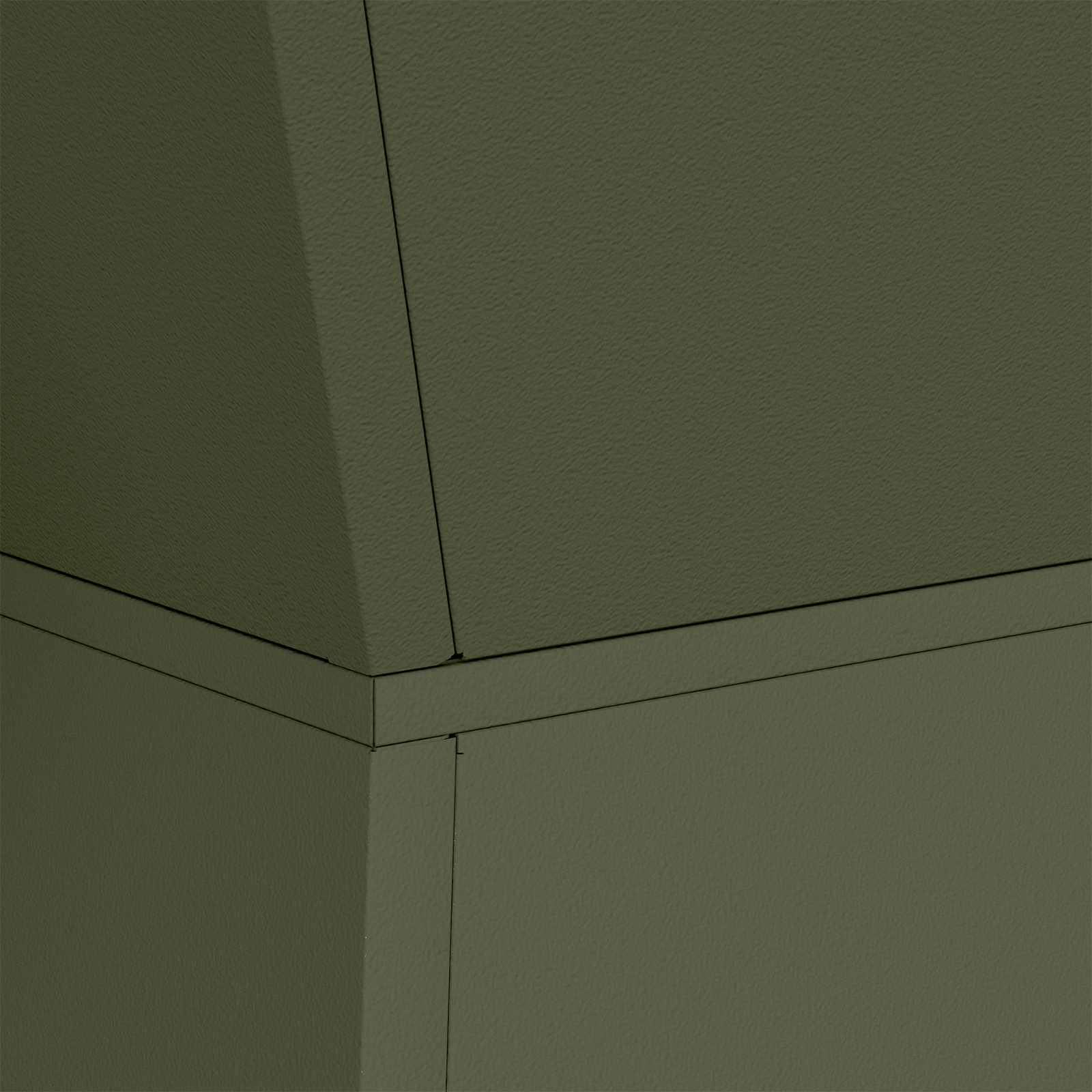 Set di Supporti per Piante Verde Oliva Metallo 35 x 35 x 73 cm