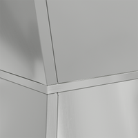 Supporto per Fioriere Acciaio zincato 35 x 35 x 73 cm