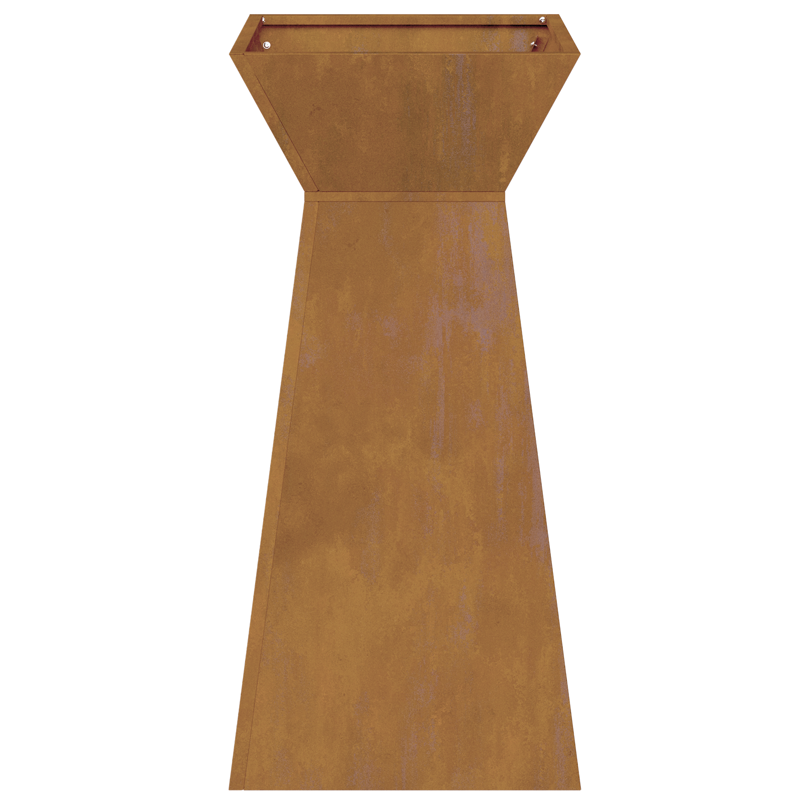 Supporto per Piante Acciaio Invecchiato 35 x 35 x 73 cm