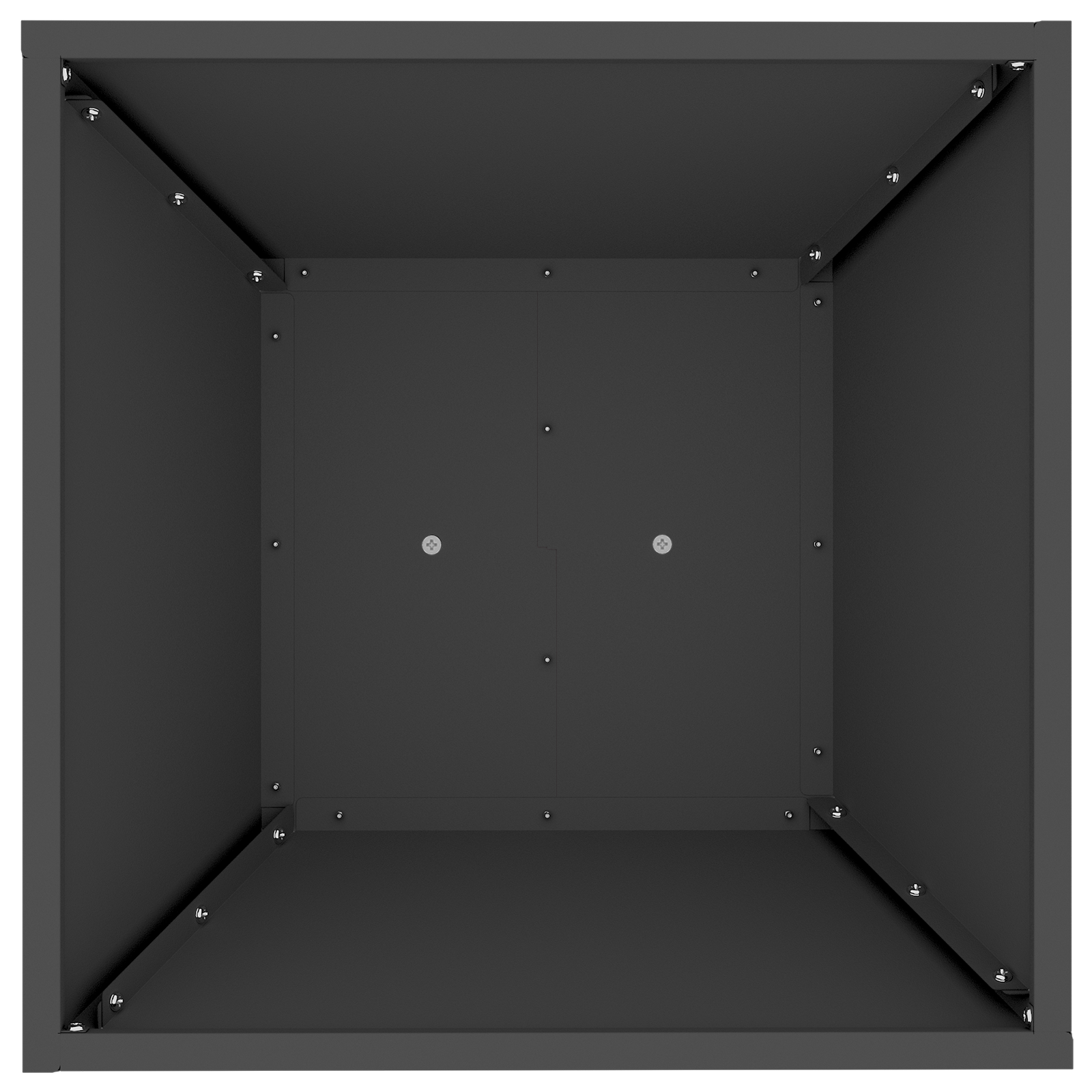 Supporto piante Nero Metallo 40 x 40 x 101 cm Intarsi decorativi