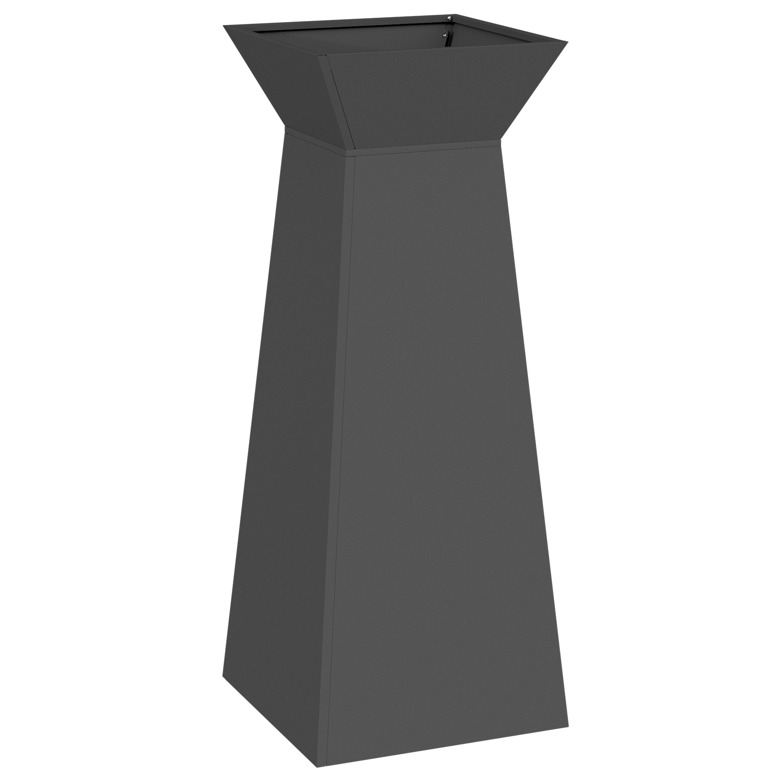 Supporto per Piante Nero Metallo 40 x 40 x 101 cm Fioriere