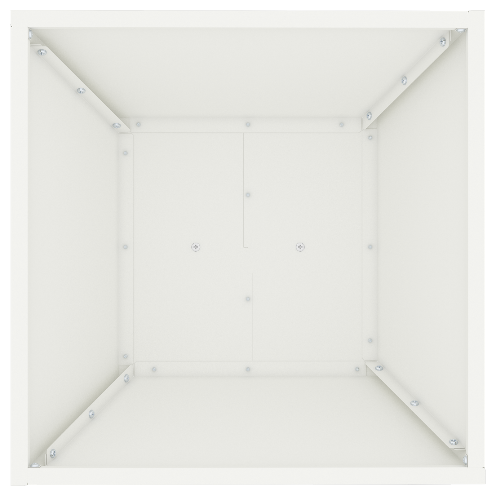 Supporto per Piante a Forma di Cono Bianco Plastica Grande