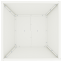 Supporto per Piante a Forma di Cono Bianco Plastica Grande