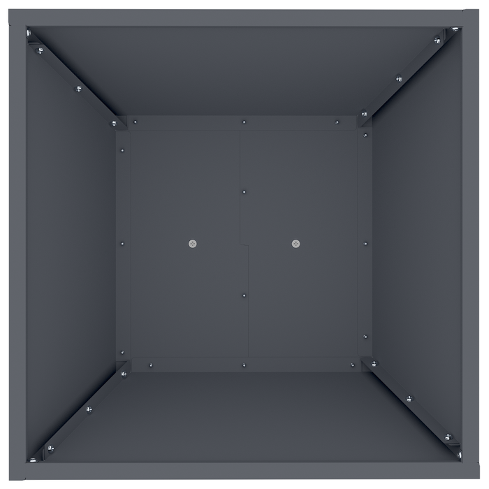 Supporto per piante Antracite Plastica 40 x 40 x 101 cm