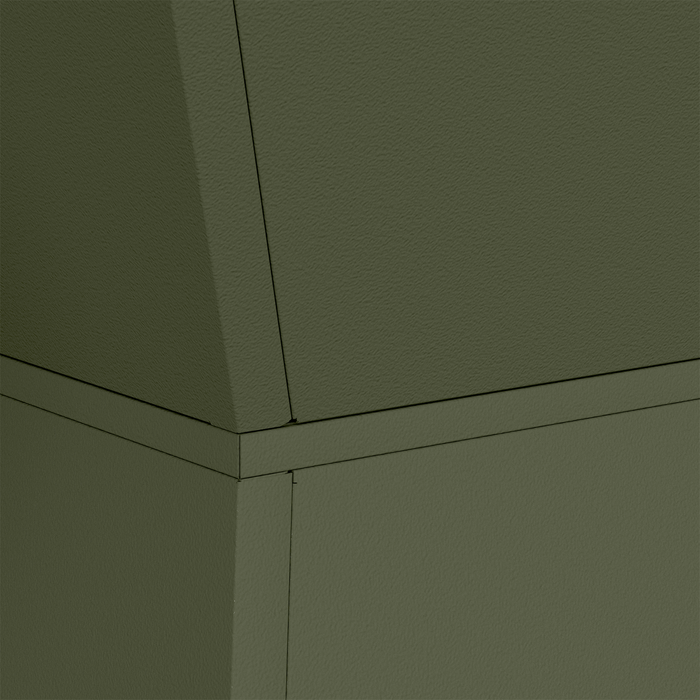 Supporto per Piante Verde Oliva Metallo 40 x 40 x 101 cm