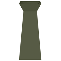 Supporto per Piante Verde Oliva Metallo 40 x 40 x 101 cm