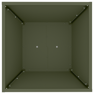 Supporto per Piante Verde Oliva Metallo 40 x 40 x 101 cm