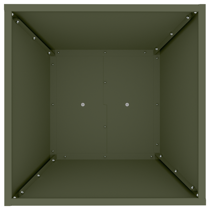 Supporto per Piante Verde Oliva Metallo 40 x 40 x 101 cm