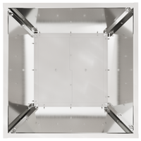 Supporto per piante Acciaio zincato 40 x 40 x 101 cm Vasi