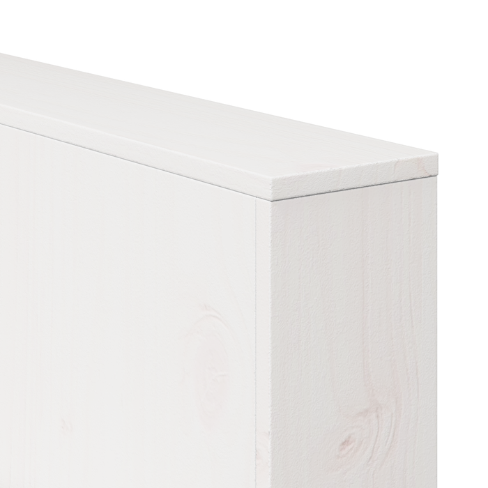 Divano da giardino a 3 posti Bianco Legno Medio Durevole