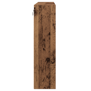 Vetrina in legno vecchio 100x15x58 cm in legno ingegnerizzato