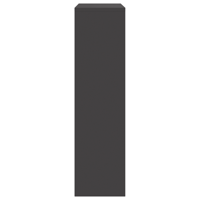 Cassetta per Pacchi Nera 44x22x82 cm Acciaio