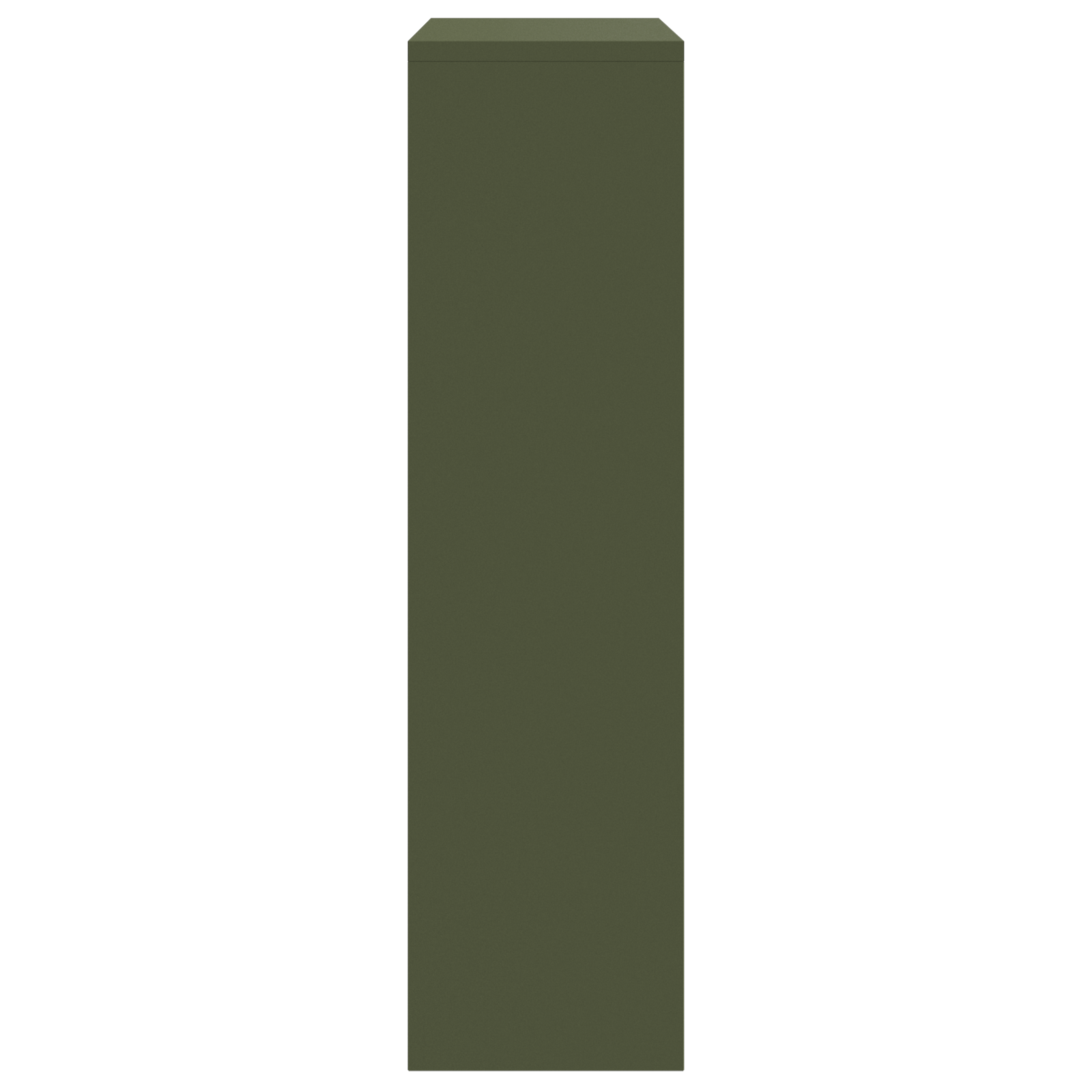 Cassetta Postale Verde Oliva 44x22x82 cm Acciaio