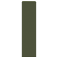 Cassetta Postale Verde Oliva 44x22x82 cm Acciaio