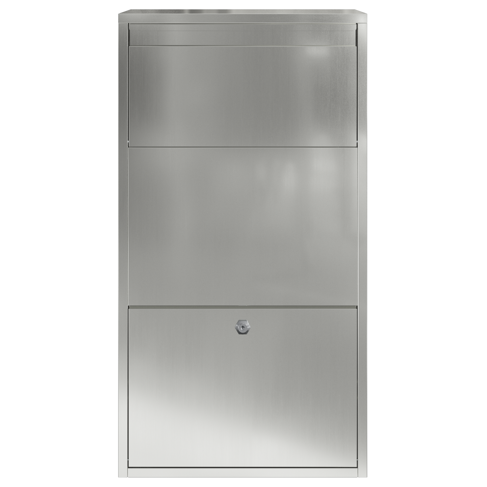 Cassettina per Pacchi 44x22x82 cm Acciaio Zincato