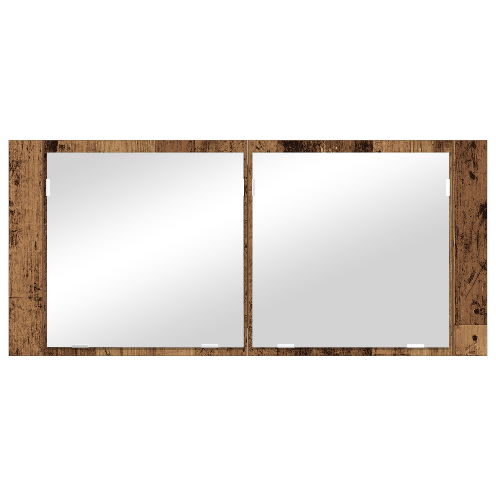 Mobile per Specchi LED Legno Vecchio 100x12x45 cm Legno Ingegnerizzato