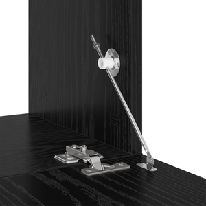 Set di mobili TV Rovere nero Legno ingegnerizzato Media Mobile TV