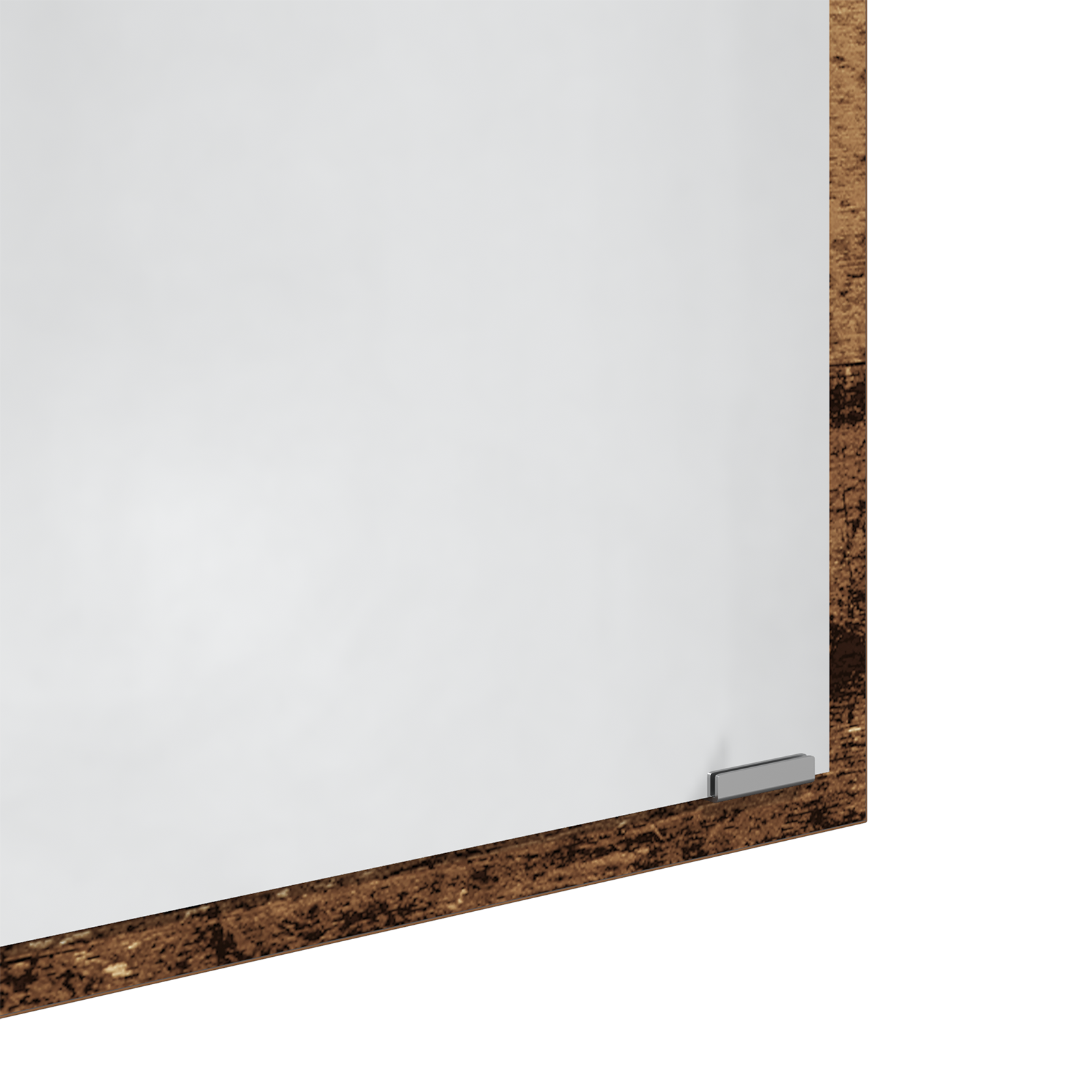 Specchio da Bagno LED Legno Antico 40x8.5x37 cm Legno Ingegnerizzato