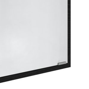 Specchio da bagno LED Rovere Nero 40x8.5x37 cm Legno ingegnerizzato