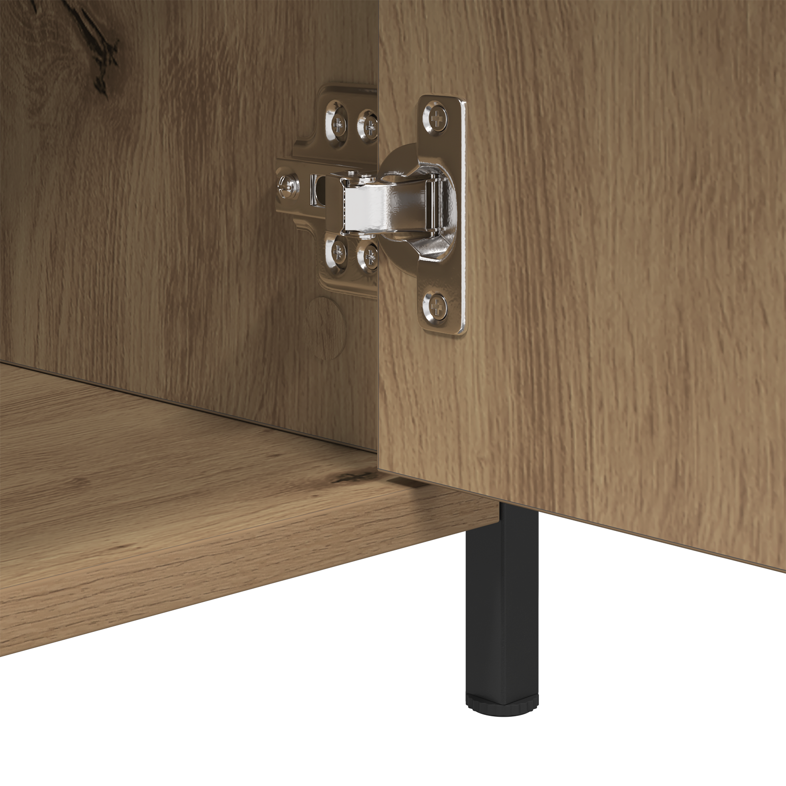 Comodini 2 pcs Rovere artigianale 40x42x60 cm Legno ingegnerizzato