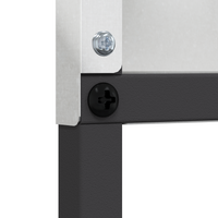 vidaXL Pannello Decorativo da Giardino Altro Argento 32 x 140 cm