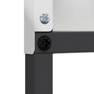 vidaXL Pannello Decorativo da Giardino Altro Argento 32 x 140 cm