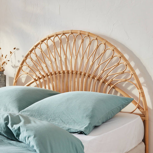 Testiera in rattan naturale per la camera per bambini