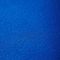 Sedia tripode in tessuto tipo feltro, blu